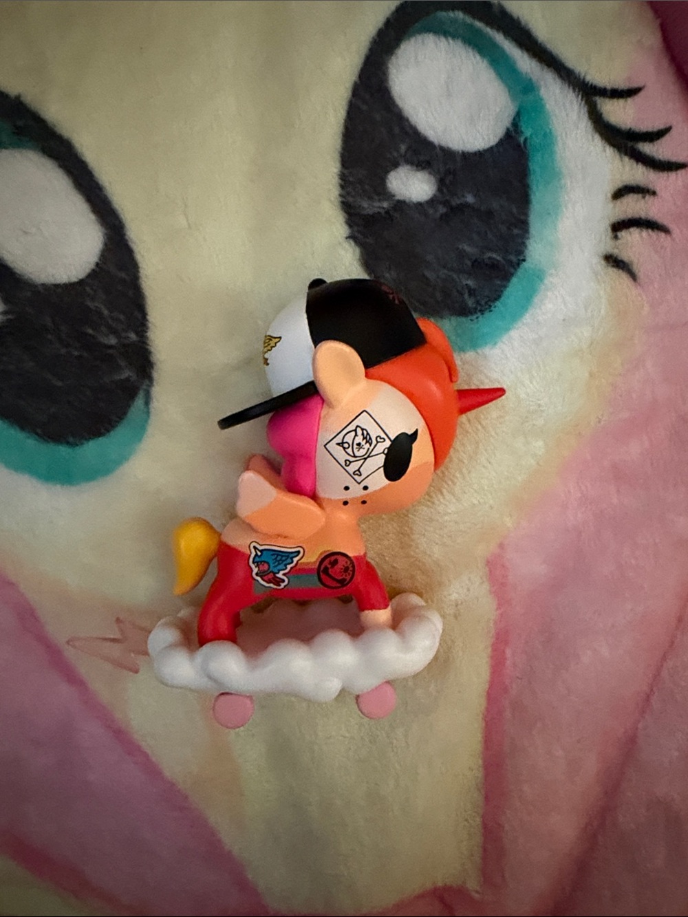 tokidoki Neon Unicorno Skate Figure